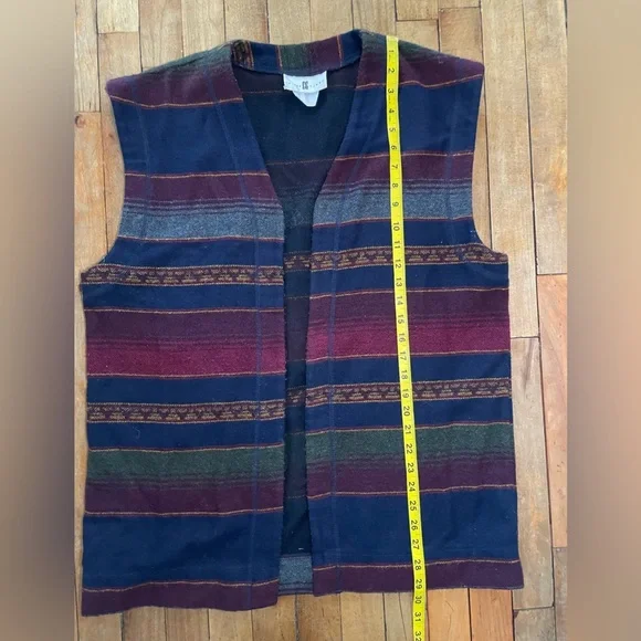 Vintage Cotton Ginny Southwestern vest- Men’s Medium or Women’s Large - Picture 6 of 10